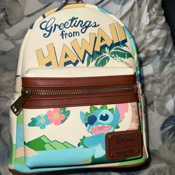 NWT stitch Disney Loungefly Hawaii Backpack - Picture 1 of 7